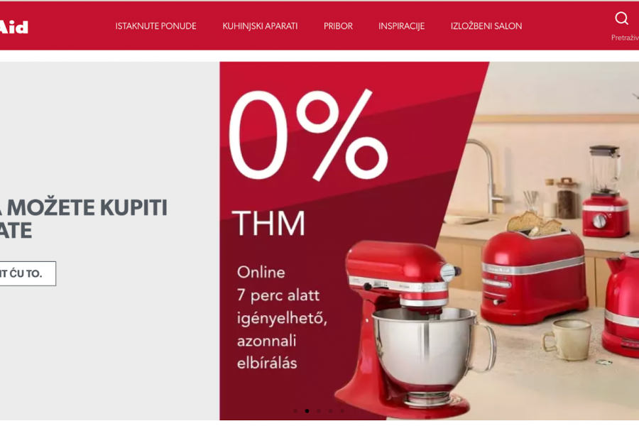 KitchenAid BNPL: +12% rast prodaje i širenje u CEE regiji